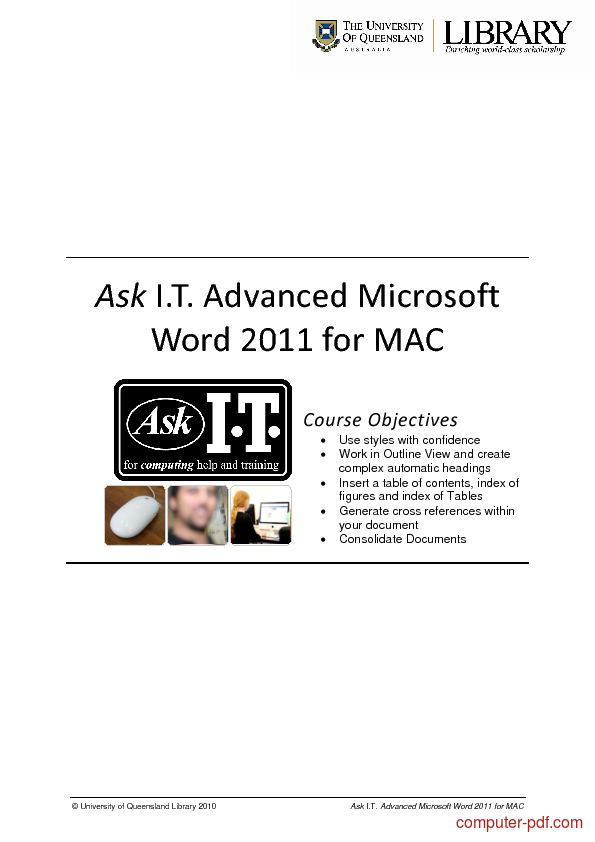 shortcut keys for word for mac 2011